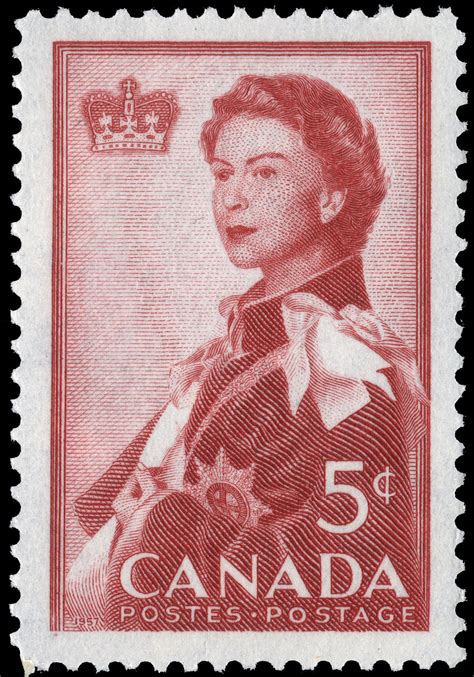 royal visit 1959 canada postage stamp