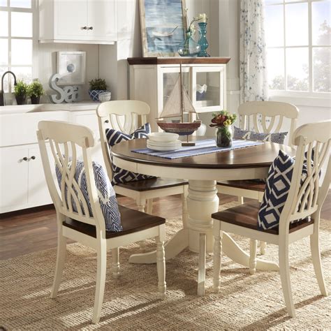 The dining room table leaf embrace captivating craftsmanship that makes them elegant and very fulfilling to have them in your home. Home | White dining room sets, Round dining set, Dining ...