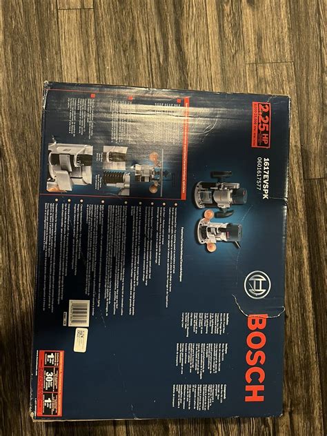 New Open Box Bosch 1617evspk Router Combo Pack 346318654 Ebay