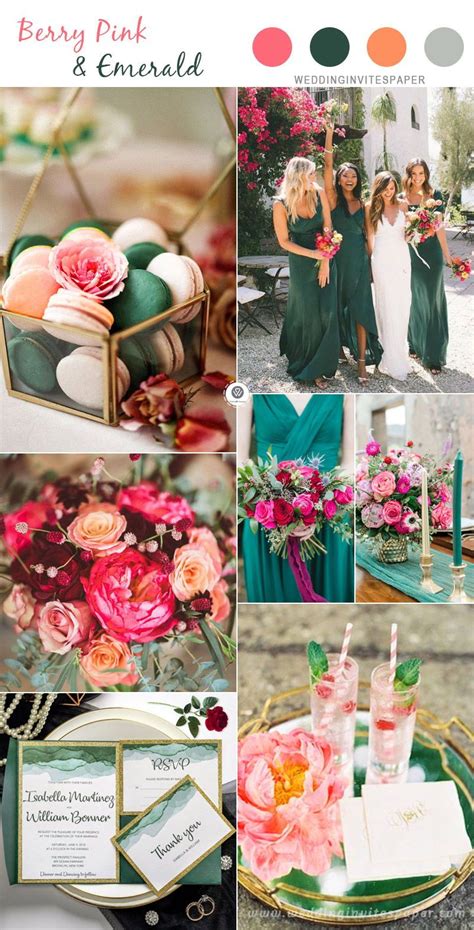 Top Bright And Fresh Spring Color Palettes Pink Wedding Colors Spring Wedding Colors
