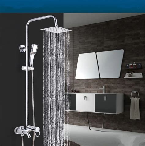 1pcs Rainfall Shower Heads 8 Chrome Finish Stainless Steel Square
