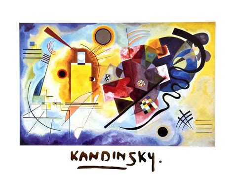Wassily Kandinsky Yellow Red Blue — Poster Plus