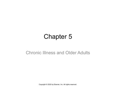 Chronic Illness And Older Adults