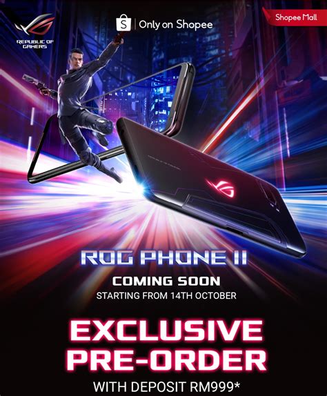Asus rog phone 2 (8gb ram+128gb rom) original set 1 year warranty rm 2,499.00 buy now >. You can pre-order the Asus ROG Phone II and get the ROG ...