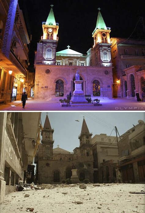 30 Before And After Pics Of Aleppo Reveal What War Did To Syrias