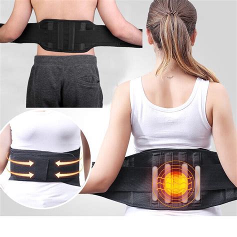 Magnetic Back Support 20 Pain Relief Magnets Lower Lumbar Brace Belt