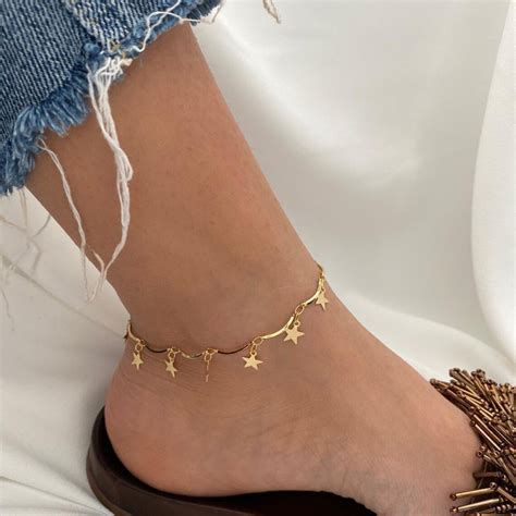 Gold Anklets For Women Ankle Bracelet Gold Dainty Anklet Etsy