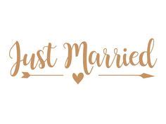 See more of just married on facebook. Just married in 2018 | Sophie Gallo Design Silhouette ...