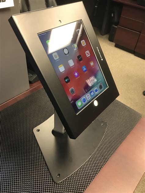 Tablet Stand Desktop Kiosk For Ipad 2 4air Black Calgary Tech Rent