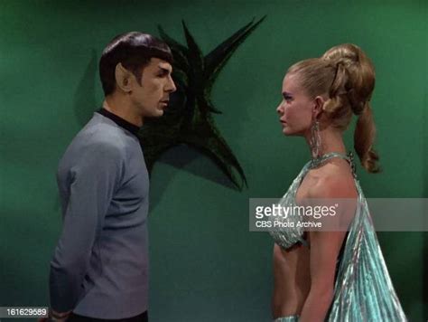 Leonard Nimoy As Mr Spock And Diana Ewing As Droxine In The