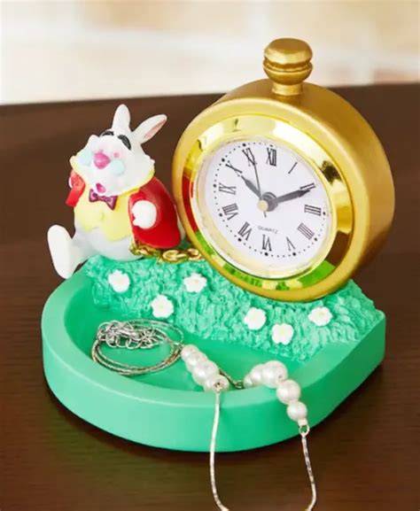 White Rabbit Clock Figure Tray Alice In Wonderland Disney Boxed Japan T 4300 Picclick