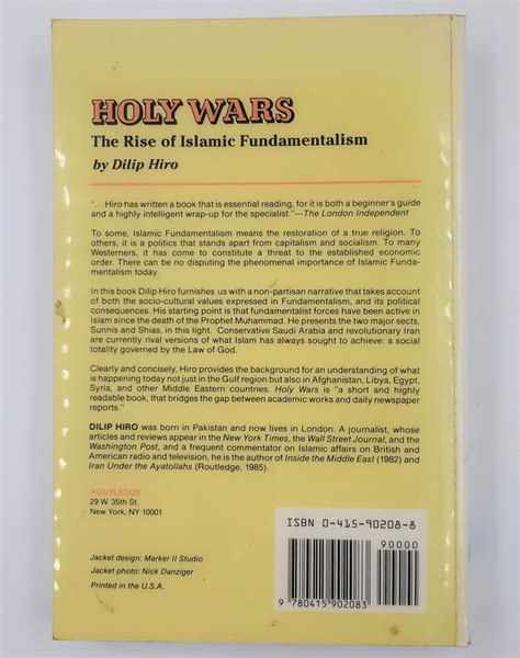 Holy Wars The Rise Of Islamic Fundamentalism Sarco Inc