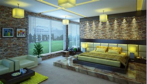 Wallpaper Bed Modern Luxury Interior Design Lobby