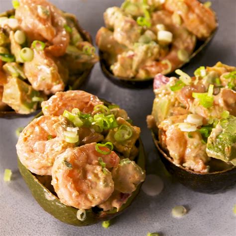 Spicy Shrimp Stuffed Avocados Make Lunch Exciting Recipe Cooking