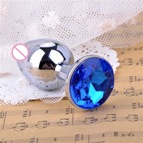 1pcs Small Size Anal Plug Booty Beads Stainless Steelcrystal Jewelry