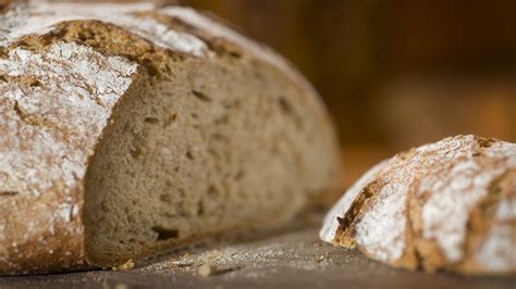 Fresh dough in flour with rye bread. Wholegrain Bread German Rye - German Black Bread Recipe Recipeland Com : Rye flour is a common ...