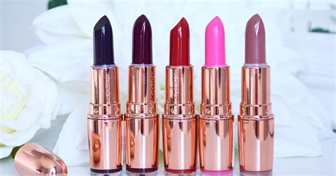 Makeup Revolution Rose Gold Lipsticks Swatches Review Miss