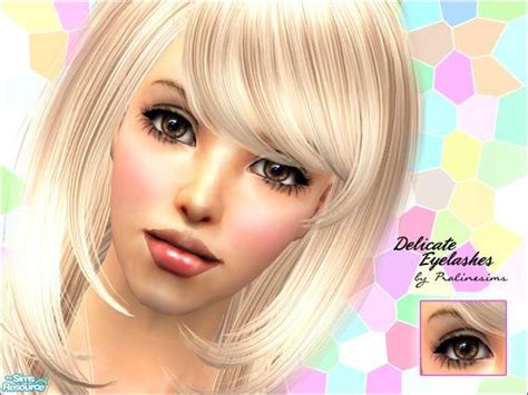 The Sims 2 Finds Tsr Pralinesims Delicate Eyelashes