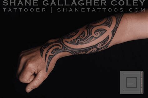 Shane Tattoos Maori Forearm Tattoo Ta Moko