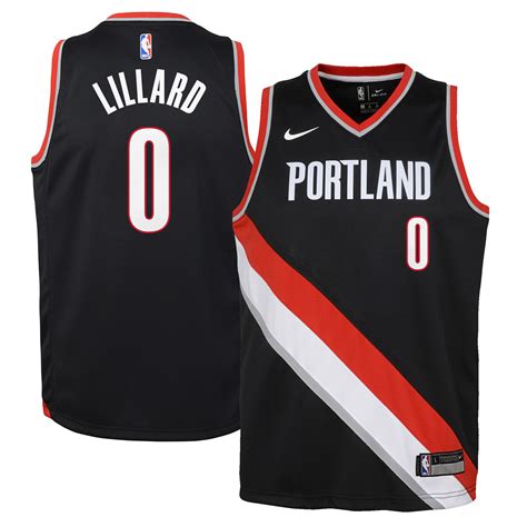 For a team like the blazers that have more or less sported the same iconic look since before the rasheed wallace. Damian Lillard Portland Trail Blazers Nike Youth Swingman ...