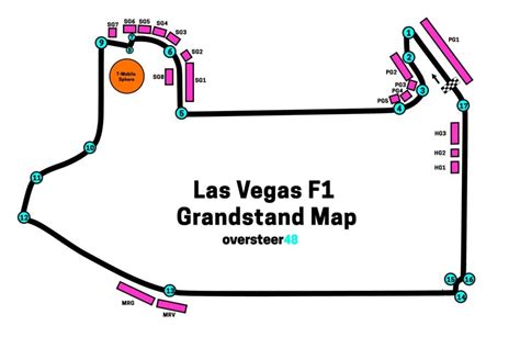 Las Vegas F1 Grandstands Best Seats Tickets Seat Plans