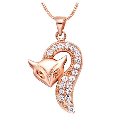 Aliexpress Com Buy Silver Women Fox Necklaces Pendant Fashion