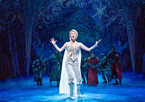 review ‘frozen hits broadway with a little magic and some icy patches the new york times