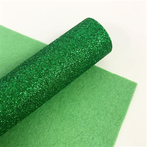 Emerald Green Glitter Felt Jolif The Craft Shop
