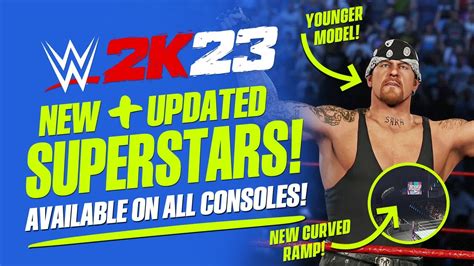 WWE 2K23 New Legends Updated Attires Latest Creations Modded
