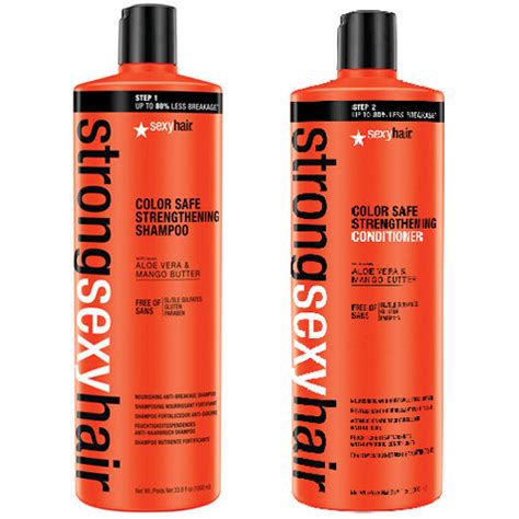 Strong Sexy Hair Color Safe Strengthening Shampoo And Conditioner 338oz Glamazon Beauty Supply