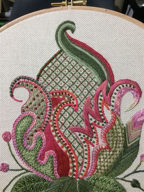 Original Design By Shelley Cox Royal School Of Needlework Embroidery