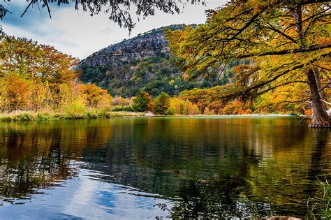 1920x1080px 1080p Free Download Autumn On A Texas River Autumn