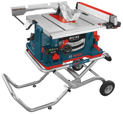Bosch Gts1041a Reaxx Portable Jobsite Table Saw Takes User Safety To