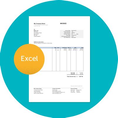 Free Invoice Template UK: Excel & Word templates - Zervant Invoicing | Invoice template, Invoice ...