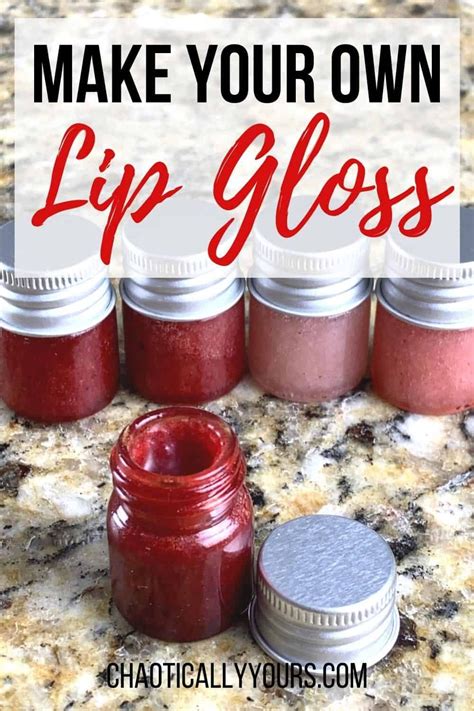 Diy Lip Gloss Make Your Own Lip Balm With This Quick Easy Non Toxic Recipe Lip Gloss Diy