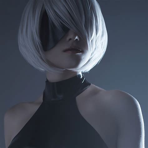 2048x2048 Nier Automata Short Hair Cosplay 4k Ipad Air Hd 4k Wallpapers Images Backgrounds