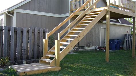 Central Kansas Home And Building Repair Exterior Deck Stair