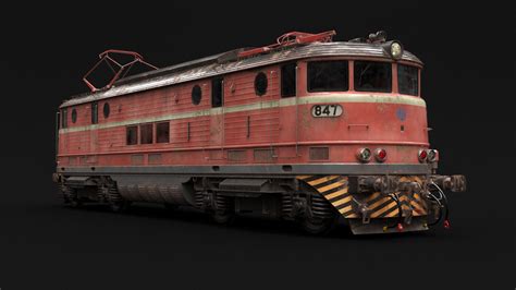 3d Model Old Locomotive Train Turbosquid 1579078