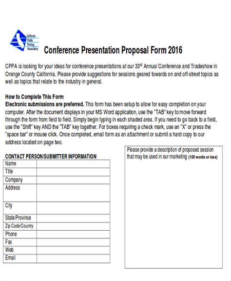 Free 45 Proposal Form Templates In Pdf Ms Word Excel