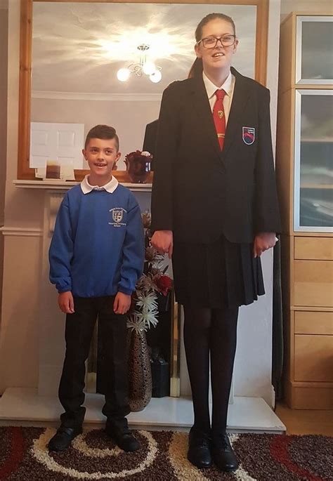 British Girl Is The Tallest Girl In The World After Reaching 6ft2in At