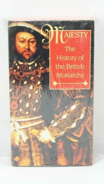 Majesty The History Of The British Monarchy Vhs 2 Tape Box Set Sealed