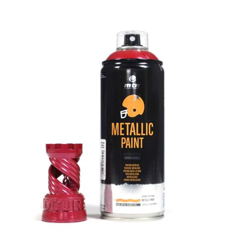 Mtn Pro Spray Paint Metallic Red 400 Ml Monocure 3d