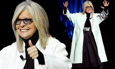 Diane Keaton 73 Is The Life Of The Party As She Joins Stars At The
