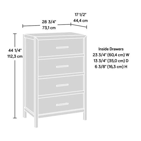Mainstays 4 Drawer Dresser Instructions