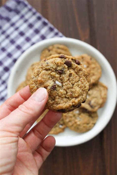 Easy 5 Ingredient Chocolate Chip Cookies Frugal Nutrition Glutenfree