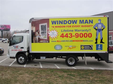 Window Man / box truck graphics / box truck wrap / vehicle graphics | Truck graphics, Medium ...