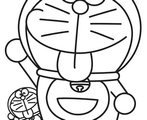 Gambar Doraemon Untuk Mewarnai