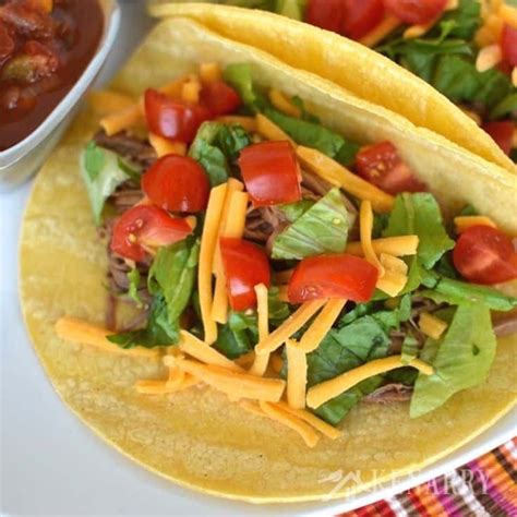 Slow Cooker Shredded Beef Tacos Belle Of The Kitchen