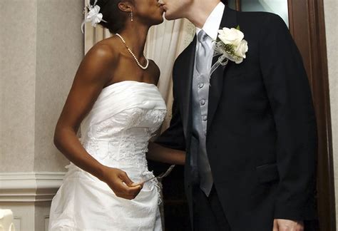 Why would a white woman marry a black man and vice versa, when they live in a white community? Interracial marriages in the U.S. hit all-time high 4.8 ...