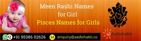 690 Meen Rashi Names For Girl Pisces Names For Girls